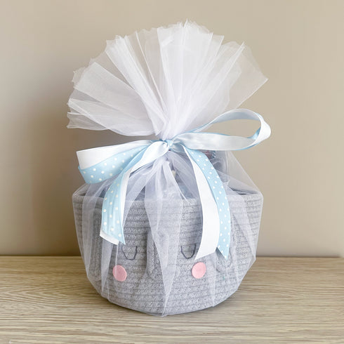 Little Elephant - Baby Boy Gift Basket
